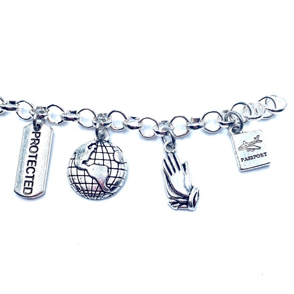 Saint Christopher Charm Bracelet Travelers Religious Catholic Christiani… - Picture 9 of 10